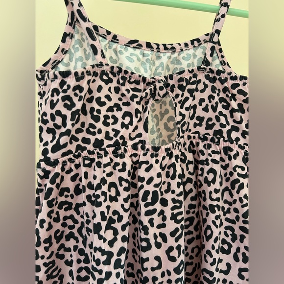 Pink Leopard Spaghetti Strap Dress – Size 3T - Picture 4 of 8